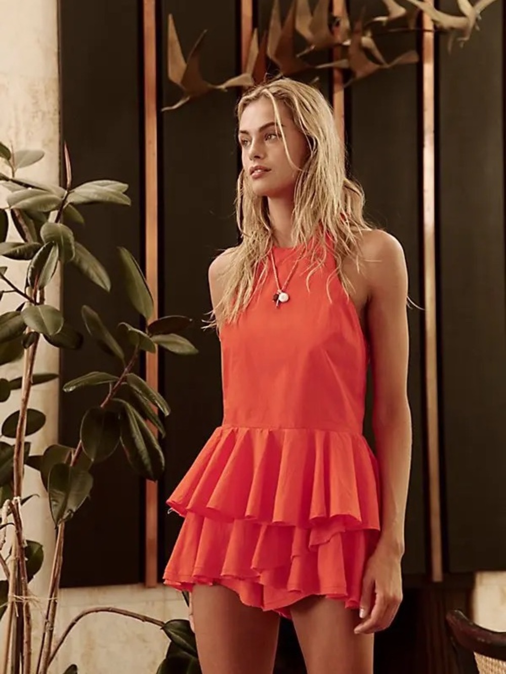 Free People Printemps Moment Top | Tangerine Tango 🍊 | NWT | XS - Picture 1 of 7